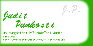 judit punkosti business card